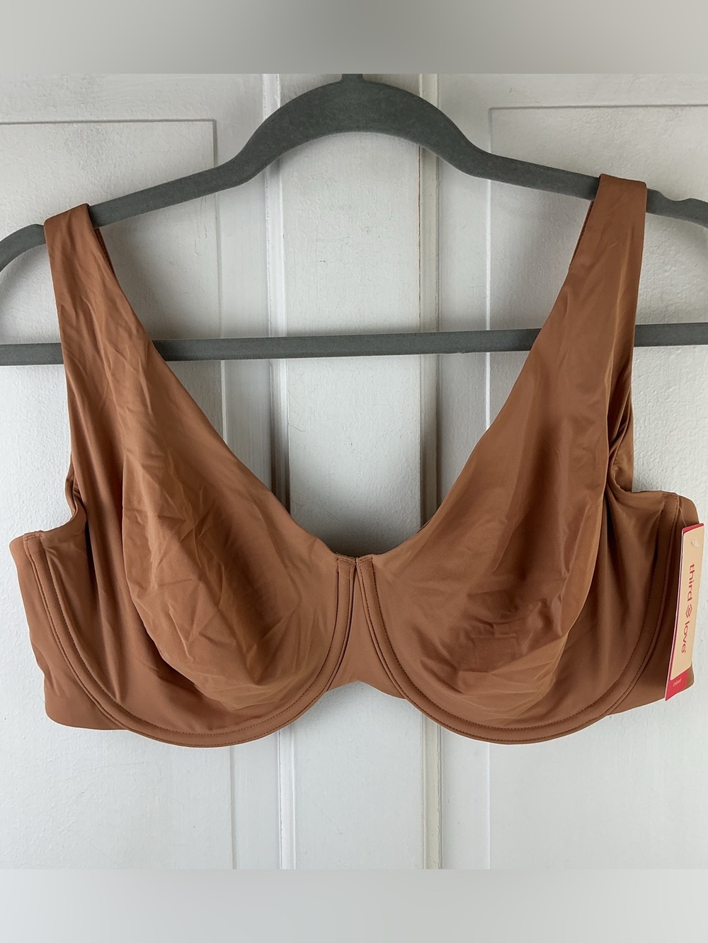 THIRDLOVE Second Skin Unlined Bra Smooth Support Comfort Size 38E